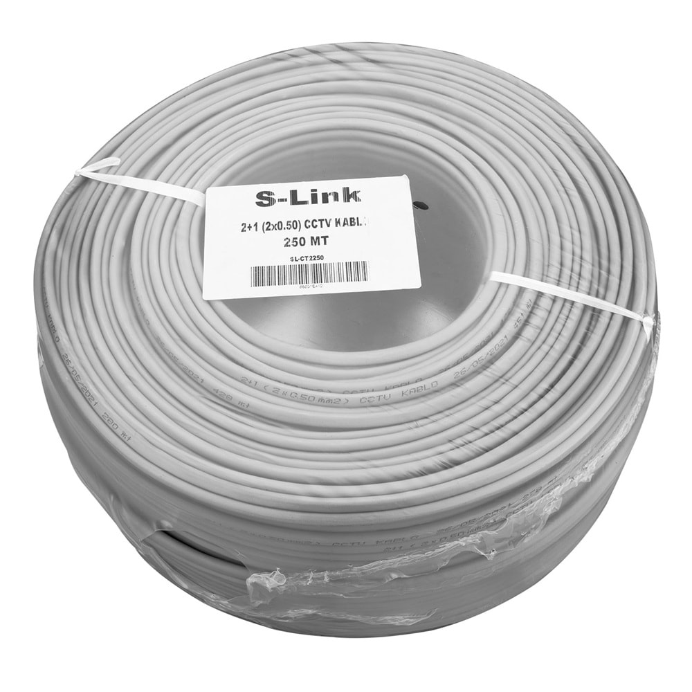 Everest EC-24 2+1 2X50 Folyolu Lüks 250M CCTV Kablo